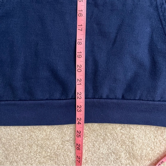 VINTAGE Fighting Illini Sweater Mens Large Blue Orange Hoodie Sweatshirt College - Picture 8 of 8